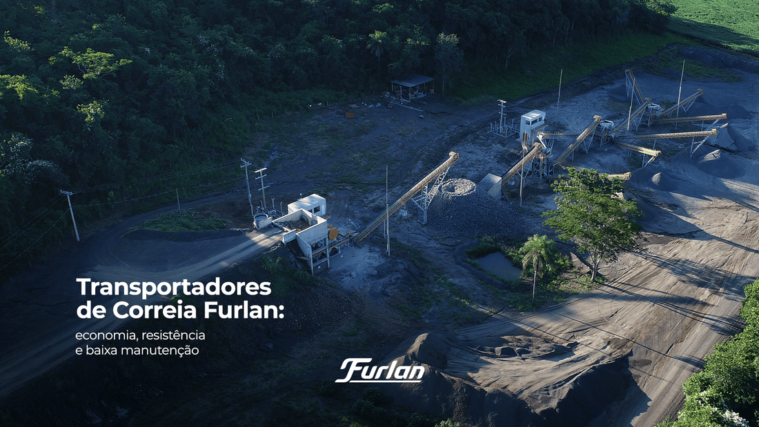 Transportadores de Correia Furlan: economia, resistência e baixa manutenção