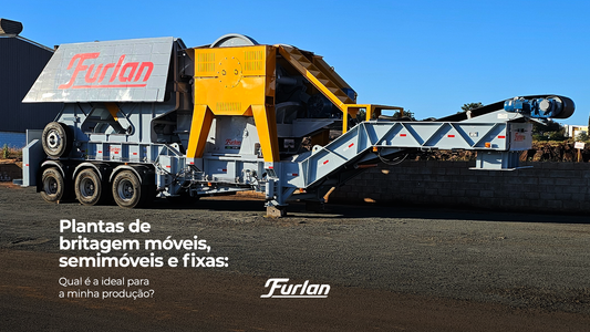 Plantas de britagem móveis, semimóveis e fixas: qual é a ideal para minha operação?