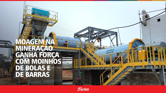 Moagem na mineração ganha força com moinhos de bolas e de barras