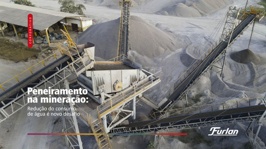 Peneiramento na mineração: redução do consumo de água é novo desafio