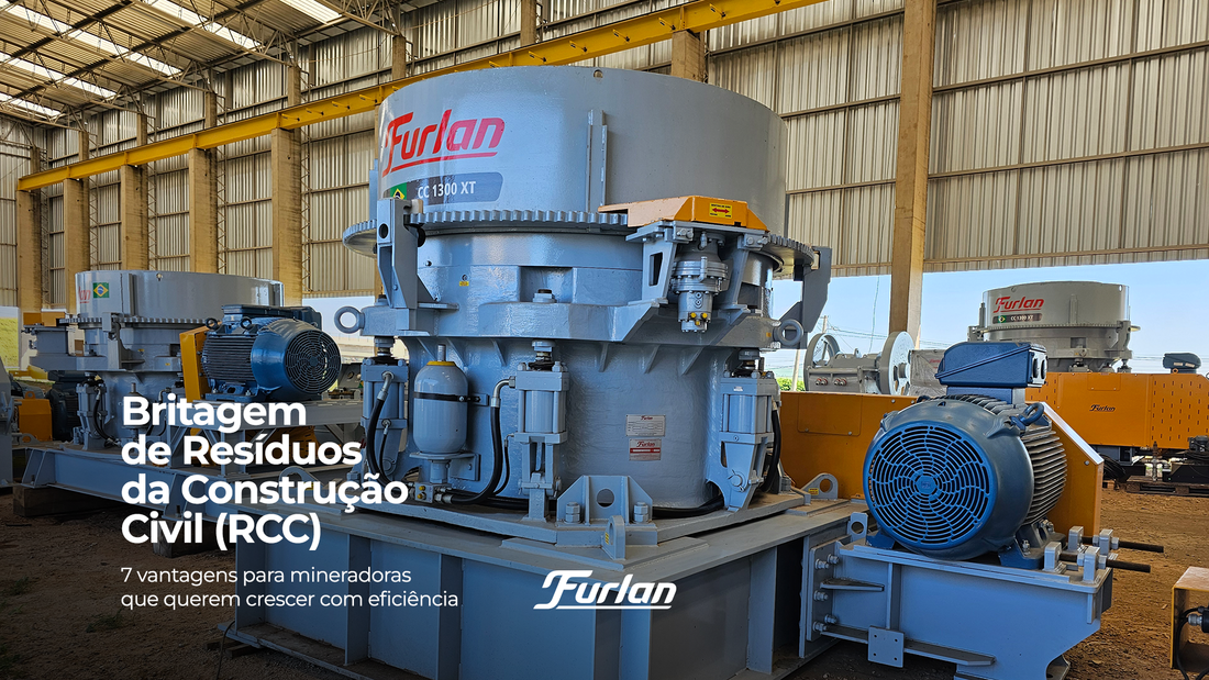 Britagem de Resíduos da Construção Civil (RCC): 7 vantagens para mineradoras que querem crescer com eficiência
