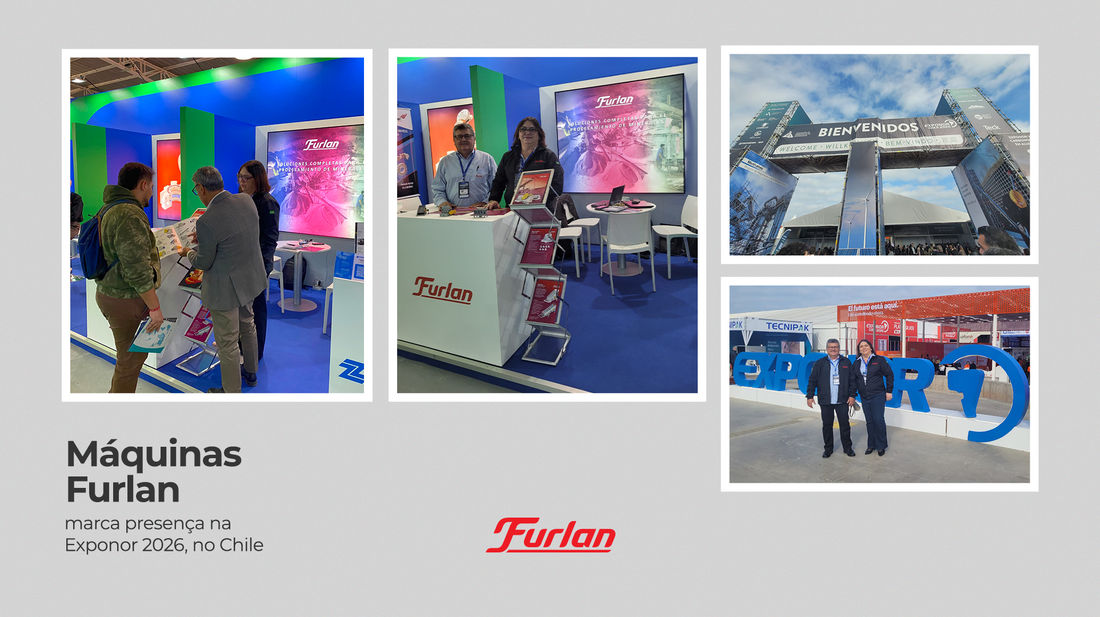 Máquinas Furlan marca presença na Exponor 2026, no Chile