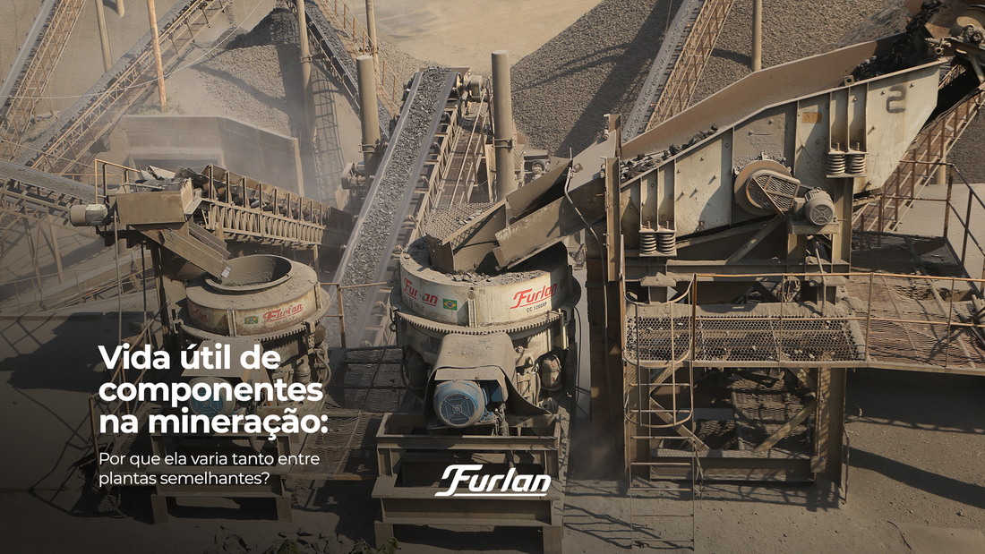 Vida útil de componentes na mineração: por que ela varia tanto entre plantas semelhantes