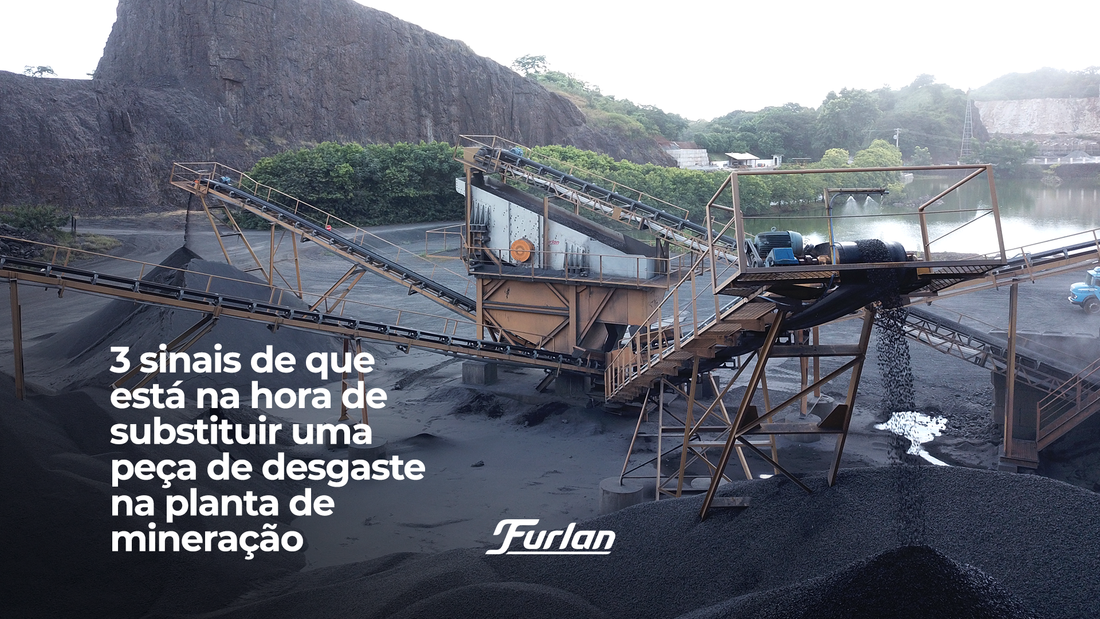 3 sinais de que está na hora de substituir uma peça de desgaste na planta de mineração