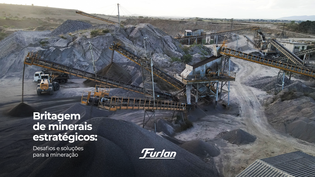 Britagem de minerais estratégicos: desafios e soluções para a mineração